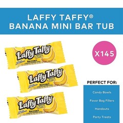 Mini Banana Bar Candy Tub 49.3 oz. Bulk 145 Pc.