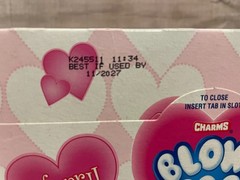 Charms Blow Pops Cherry Flavored Bubble Gum Filled Suckers (3 Boxes) 75 Pops