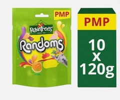 Rowntree’s Randoms Sweets Sharing Bag 120g (Pack Of 10)