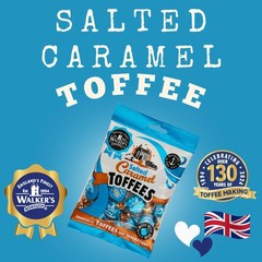 Walkers Nonsuch Salted Caramel Toffees Bag 5.29 Oz (Pack of 6) – British Chew…