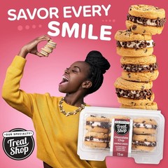 Kosher Chocolate Chip Cookies with Vanilla Icing, 6 Count for Every Celebration