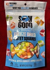 Sow Good Candy Sweet Squares Freeze Dried Made in USA Texas 2027 Lot of 5 Bags!