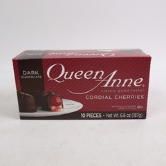 4 PACK Queen Anne Dark Chocolate Covered Cordial Cherries 6.6 oz 10 Piece Each