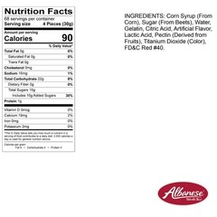 Albanese World’s Best Gummi Watermelon Rings | 4.5lbs of Candy | Gluten Free,