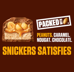 SNICKERS Full Size Milk Chocolate Candy Bars, 48-Count Box
