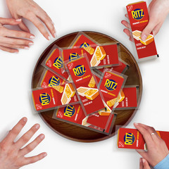 Handi-Snacks RITZ Crackers ‘N Cheesy Dip Snack Packs, 10 Snack Packs