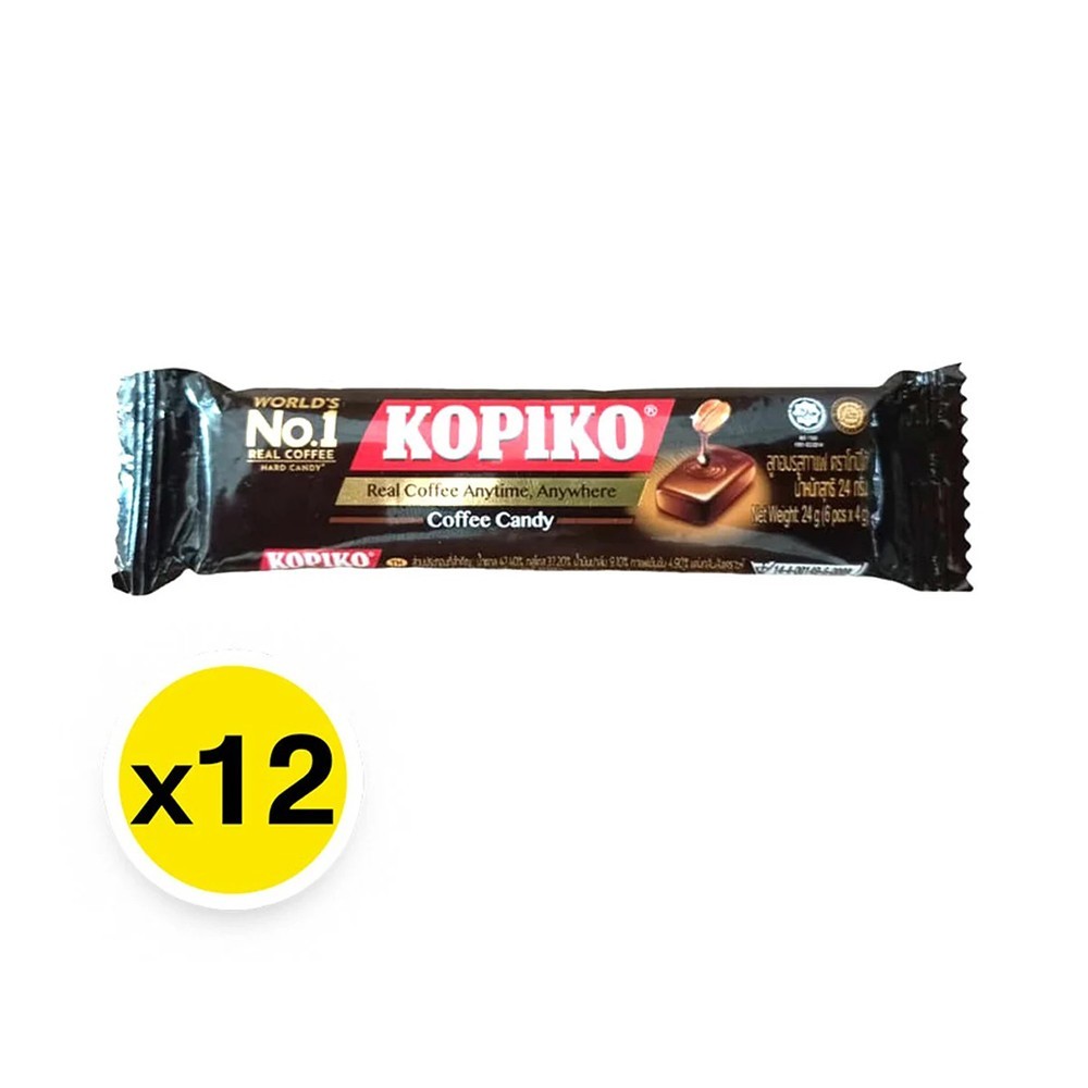 Kopiko Coffee Candy Full Flavor Of Real Coffee Aroma Refreshing Popular 12 Stick