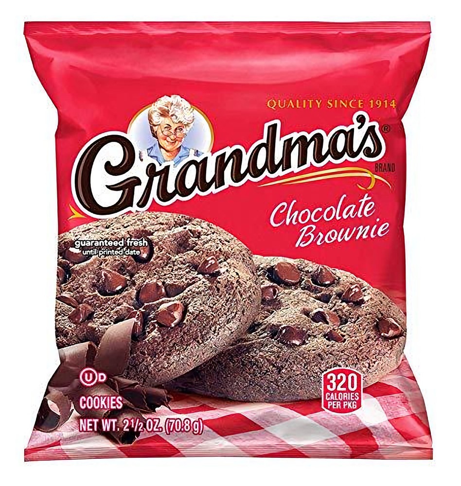 Grandma’s Chocolate Brownie Cookie, 2.5 Ounce (60 Cookies)