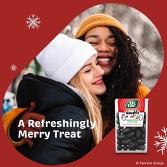 Tic Tac Naughty or Nice Lumps Of Coal Sour 12 Count (0.84 oz each), Black