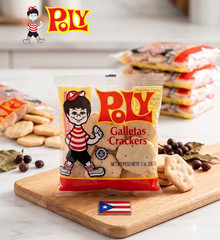 5 Paquetes Galletas de Casco Puerto Rico Poly