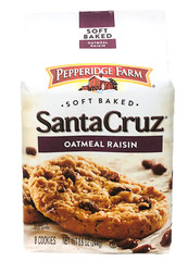 Pepperidge Farm Santa Cruz Soft Baked Oatmeal Raisin Cookies 8.6 oz
