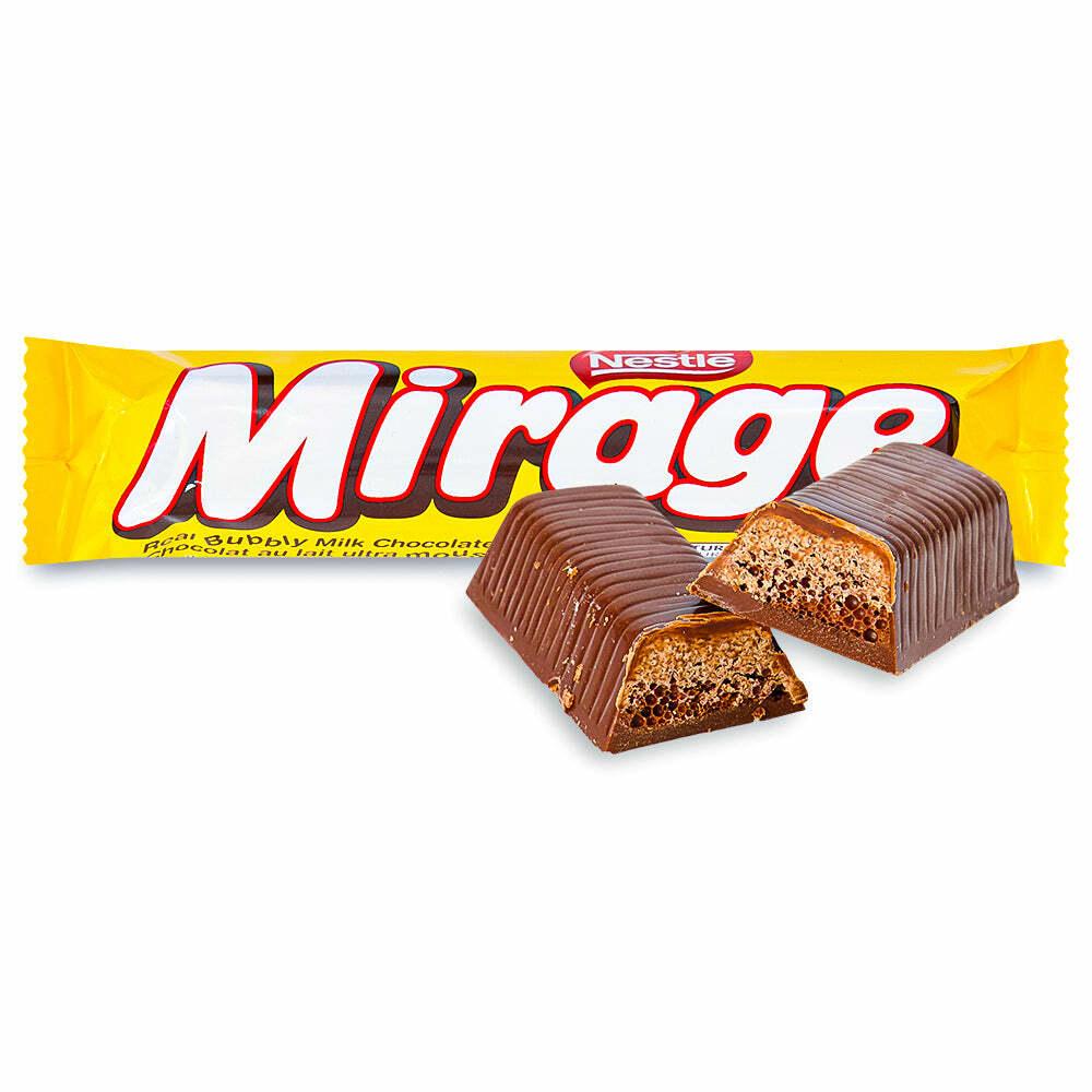 24 full size Mirage Milk Chocolate Candy Bars 41g Each-Canadian- Free Shipping
