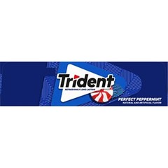 Trident Perfect Peppermint Sugar Free Gum 12 Packs 168 Pieces Bulk Chewing Gum