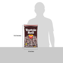 Tootsie Roll Midgees – Chewy Chocolate Gluten-Free Candy Minis 360 Count
