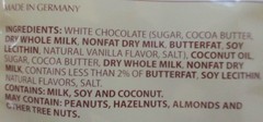 **NEW** MOSER ROTH DELICE EUROPEAN WHITE CHOCOLATE TRUFFLES 4.9-OZ BAG