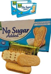 GULLON YOGURT WHOLE GRAIN BISCUITS SUGAR FREE NO CHOLESTEROL 2 PKS OF 5