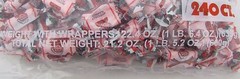 Albert’s Strawberry Chews 240 Ct Candy Bulk Candies Taffy Strawberries Alberts