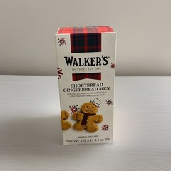 Walker’s Festive Shortbread Gingerbread Men – 4.4 oz Box Shortbread Cookies New