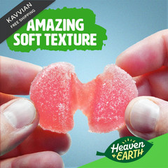 Heaven & Earth Assorted Hand Crafted Fruit Jellies in Resealable Tray 14 oz