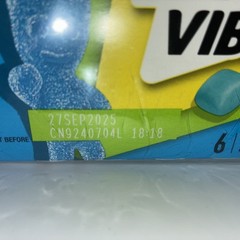 💥 Trident – Vibes Sour Patch Kids Blue Raspberry Chewing Gum – 6 bottles 240pcs