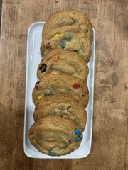 Homemade M&M and Chocolate Chip Cookies