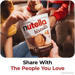 Nutella Biscuits Cookies Filled with Hazelnut 9.7 Ounce (Pack of 1)