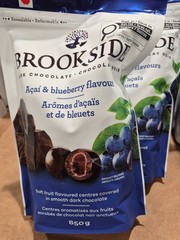 2 Packs Brookside Dark Chocolate Acai and Blueberry Flavors 32 oz Each Pack