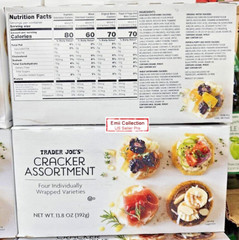 Trader Joe’s Cracker Assortment for Individually Wrapped Varieties (2 Boxes)
