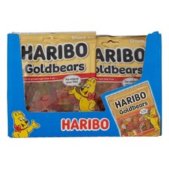 Haribo Gold Bears Bag 160 g (Pack of 6) 1 Count 6),