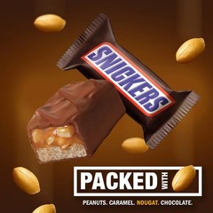 SNICKERS Milk Chocolate, Fun Size Candy Bars, Individually Wrapped (2 Pounds)