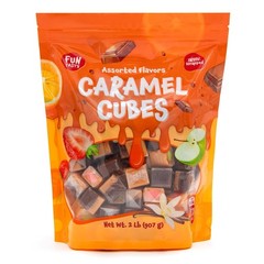 Caramel Candy Mix, Filled Caramels Individually Wrapped – 2 Lb Pack | Vanilla…