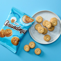 Mini Sandwich Crèmes Vanilla Flavored Cookies, 24 Count