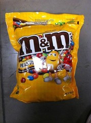 M&M Chocolate Peanut 56 oz Bulk Bag Candy Shell Candies Vending M&M’s NEW M&MS