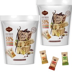 Halva Tahini Bar Mini Snacks – Assortment Of 2 Bags Each Contains – 18 Snack-Siz