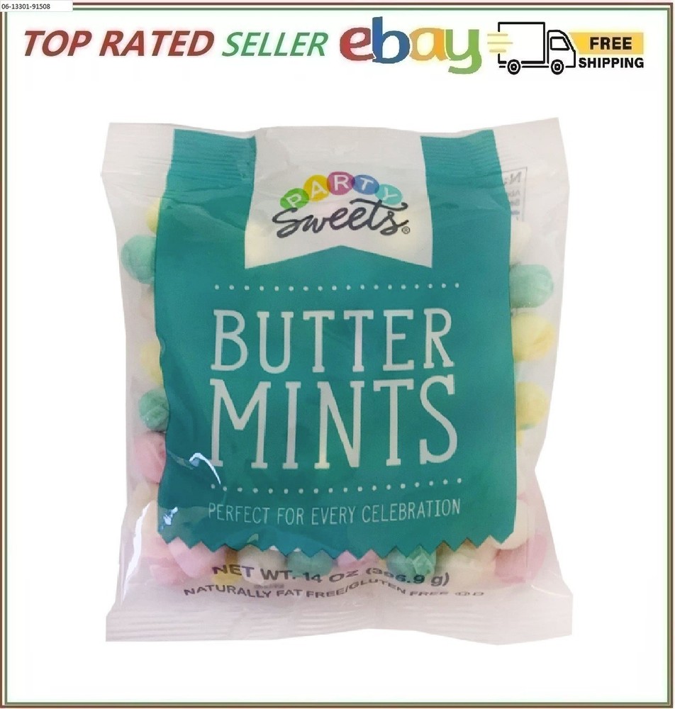 Assorted Pastel Buttermints, 14 Ounce, Appx. 100 pieces from Hospitality Mints