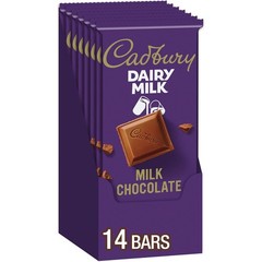 Deliciously Rich DAIRY MILK Milk Chocolate Bars – 3.5 oz x 14 Count Bulk Pack