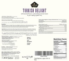 Exquisite Gourmet Turkish Delight – Sweet Treats, 16 oz Assorted Gift Box