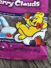 Haribo Berry Clouds 4 Pck 3.1 Oz (88g)