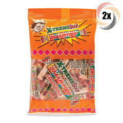 2x Bags Smarties X-Treme Sour Hard Candy Rolls | Fat & Gluten Free | 5oz