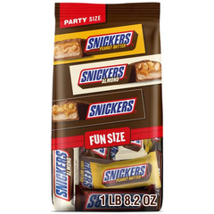 Snickers Fun Size Football Chocolate Bars Variety Pack, Party Size – 24.02 oz