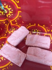 Raspberry Fudge *nut free* 1/2 pound