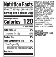 Starburst Chewy Candy Bulk Jar, Original Fruity Candy, 3.3 lbs (NO SHIP TO CA)