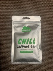Clooudie California Chill Chewing Gum Green Apple 30 Pieces Sugar Free