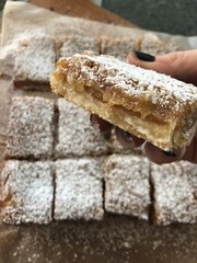 Gooey Almond Bars * Made with Organic Ingredients