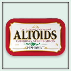 Curiously Strong Classic Peppermint Mints, 12 Tins of 1.76 Oz Each for All Ages