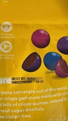 UNREAL Dark Chocolate Crispy Quinoa Gems Pack of 12 Gluten Free Non GMO Candy