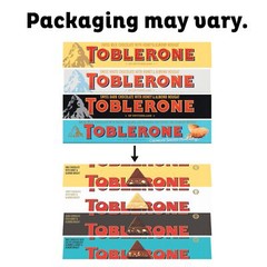 Toblerone Chocolate Variety Pack Milk Chocolate Dark Chocolate White Chocolat…