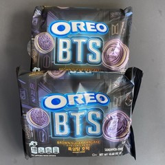 Oreo x BTS Limited Edition Brown Sugar Pancake Purple Cookies 2 Bags Sealed