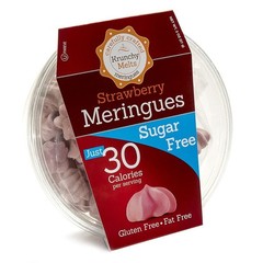 Sugar Free Meringue Cookies | Sugar Free Strawberry Flavor | Only 35 Calories…