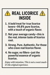 ZOT 100% Organic Licorice with Mint, 0.4 Ounce (Pack of 6), Dark Brown, Black